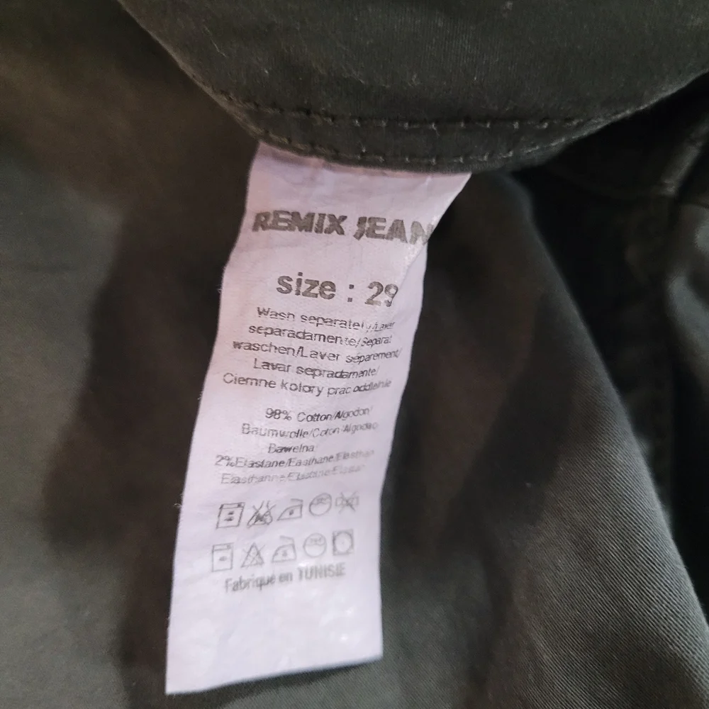 Remix Jeans Size 29 Button Fly Pants - Picture 11 of 12